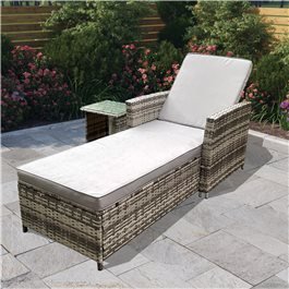 Sun lounger with Side Table
